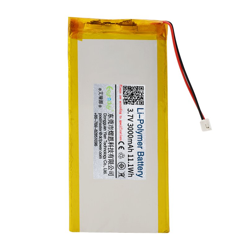 OEM ODM Customized 3.7V 110mAh Mini Fans Filling LED Lights Pouch Polymer Battery 120mah 150mah 200mah