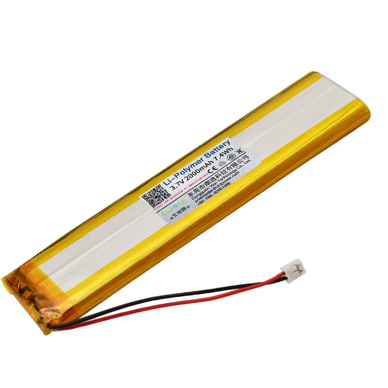 OEM ODM Customized 3.7V 110mAh Mini Fans Filling LED Lights Pouch Polymer Battery 120mah 150mah 200mah
