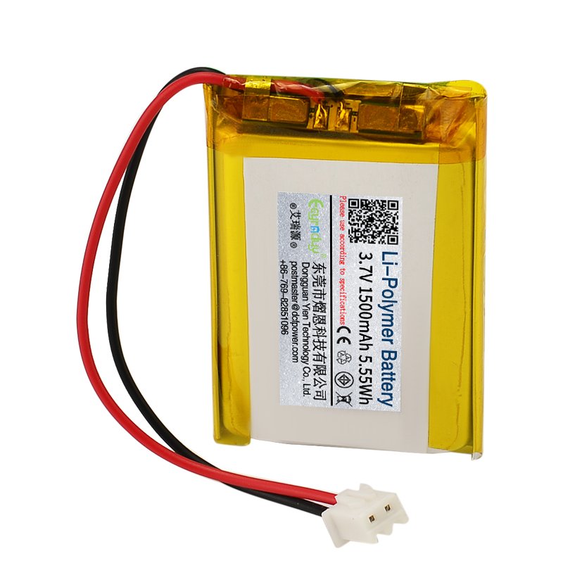 OEM ODM Customized 3.7V 110mAh Mini Fans Filling LED Lights Pouch Polymer Battery 120mah 150mah 200mah