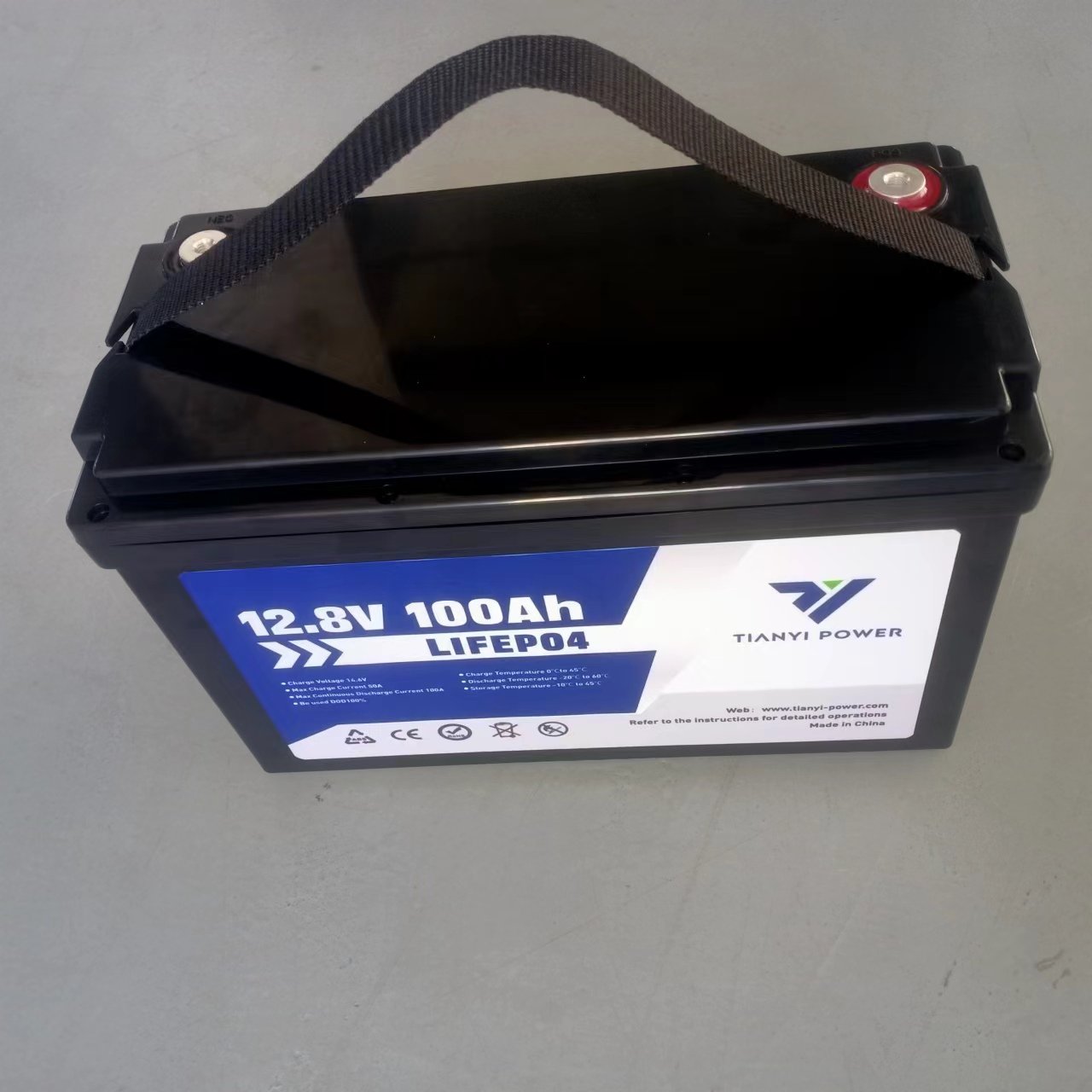 TIANYI Lead-Acid Battery 12.8V 100AH 10HR Rechargeable Battery For UPS EPS Solar Energy Fire Fighting Emergency System