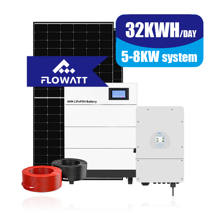 Flowatt All in one home use 5000w 5kw 8kw Off Grid Solar Systems Home Solar Power System