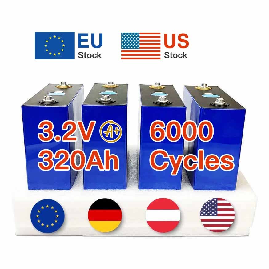 New 3.2V Lifepo4 High Capacity 280Ah 6000 Cycles Rechargeable Batteries Lifepo4 Battery Prismatic Cell For Energy Storage Solar