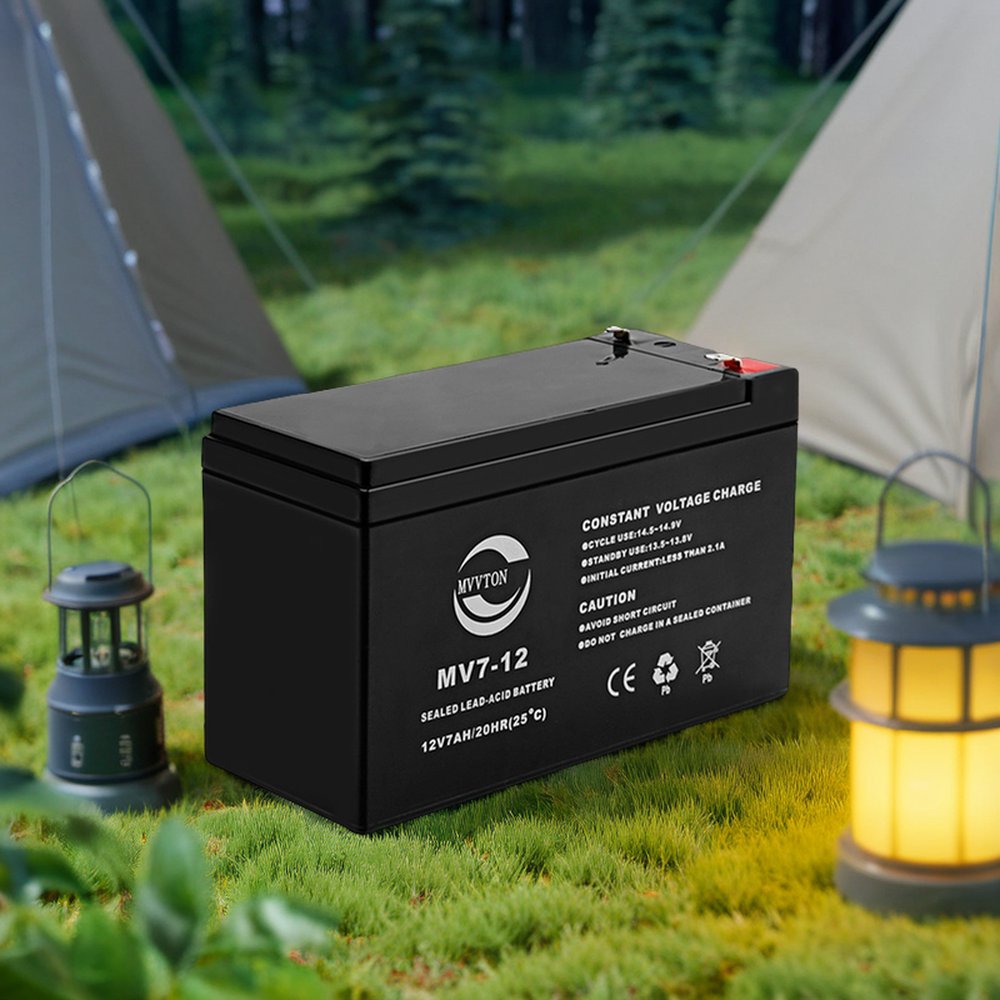 12V 9Ah AGM Deep Cycle Lead Acid Battery Cells for UPS Home Appliances Toys Power Tools Consumer Electronics 12V Voltage