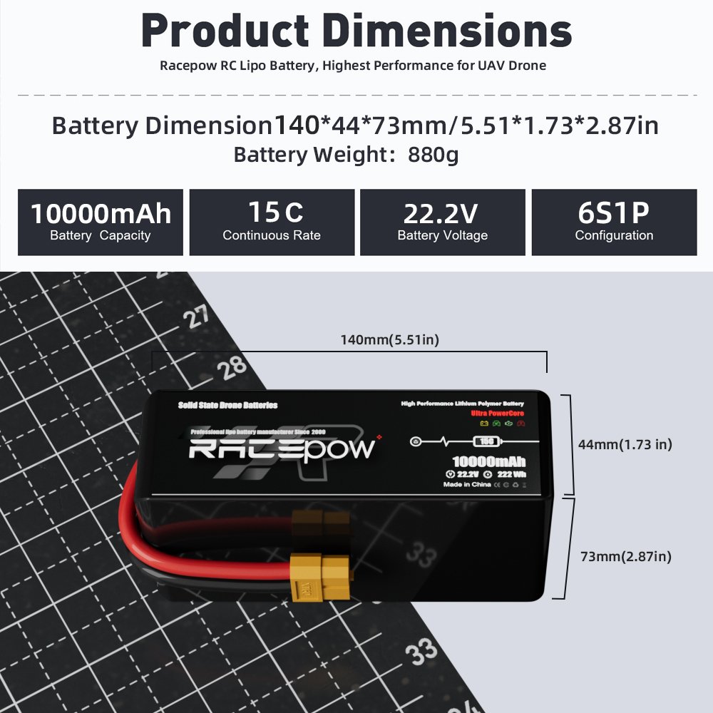 High density solid state lipo battery 295wh/kg 10000mah 12000mah 16000mah 6S 12S 24S 10/15C for cargo/delivery/heavy duty drone
