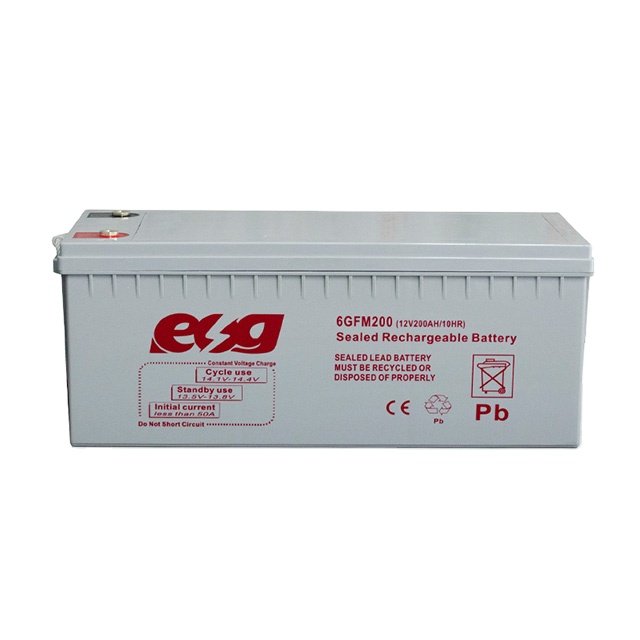 12v 200ah 12v 230ah For solar system power systems Deep cycle VRLA lead acid AMG GEL storage battery