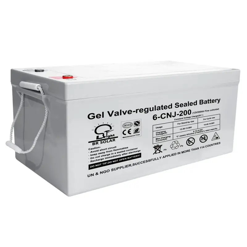 Batterie Solaire Gel Batteries 12v 12 Volt 100ah 150ah 200ah 250ah 300ah Agm Lead Acid Battery