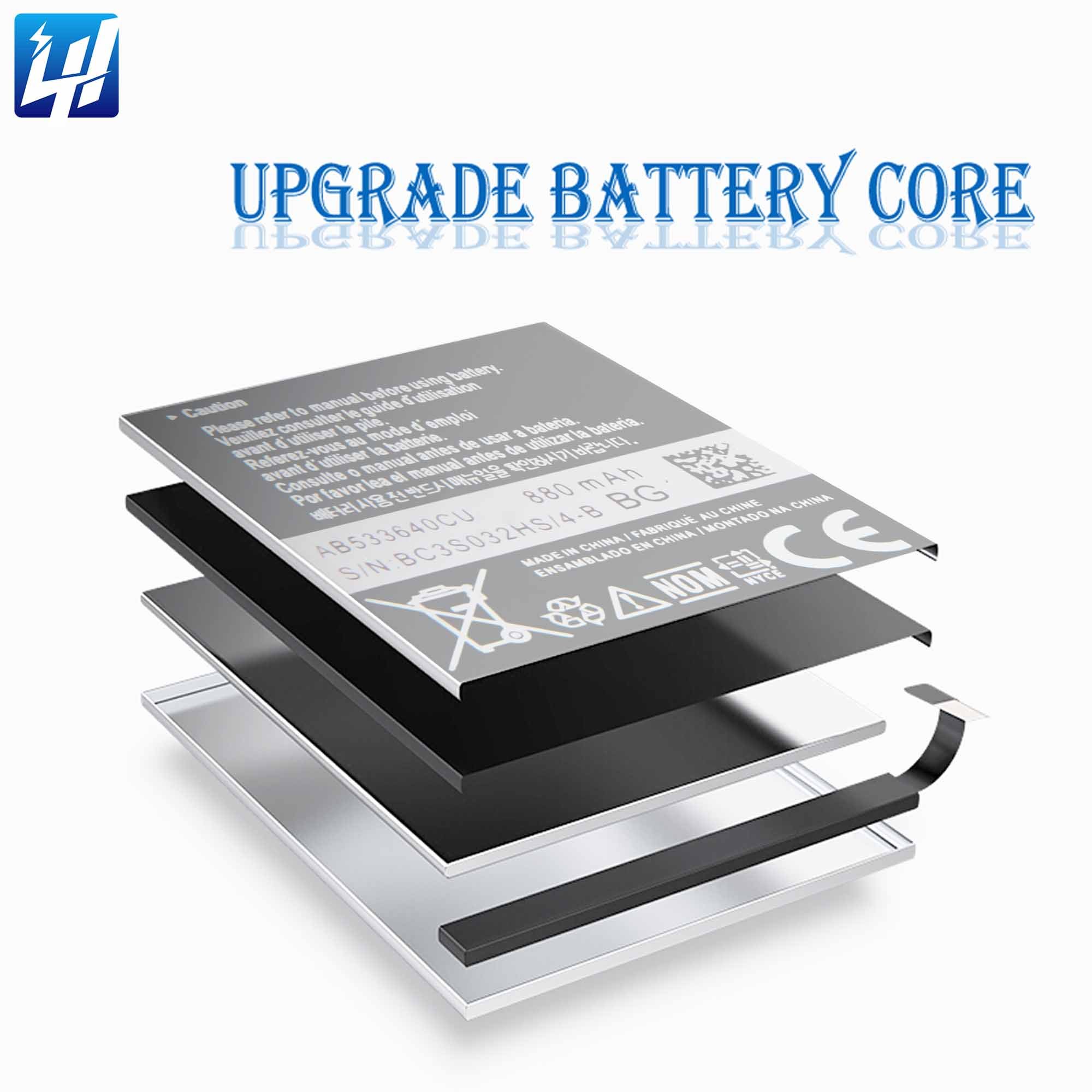 AB533640CU S3600 C3110 G400 G500 F469 G600 G608 J638 F330 F338 Mobile phone battery for Samsung Galaxy S3600i