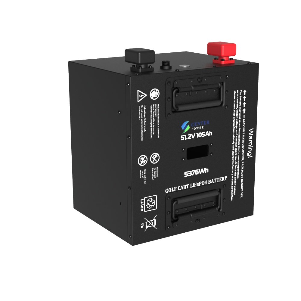 Center Power 48v100ah Deep cycle 48v lithium ion battery pack for golf cart
