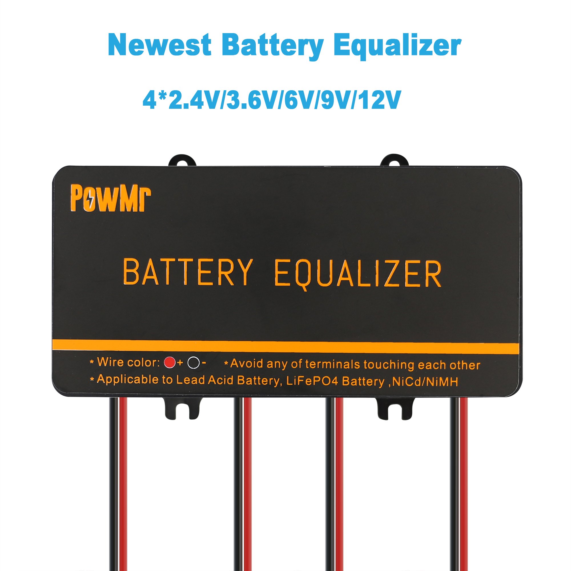 Battery Equalizer for 4PCS 2.4V/3.6V/6V/9V/12V Lead-acid Battery Balancer Battery Equalizer