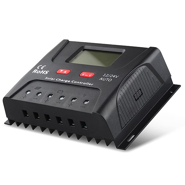 High Power 10a/20a/30a/40a/50a/60a/80a PWM Solar Charr Controller 12v/24v/48v Lithium Lead-Acid Battery MPPT Type Solar System
