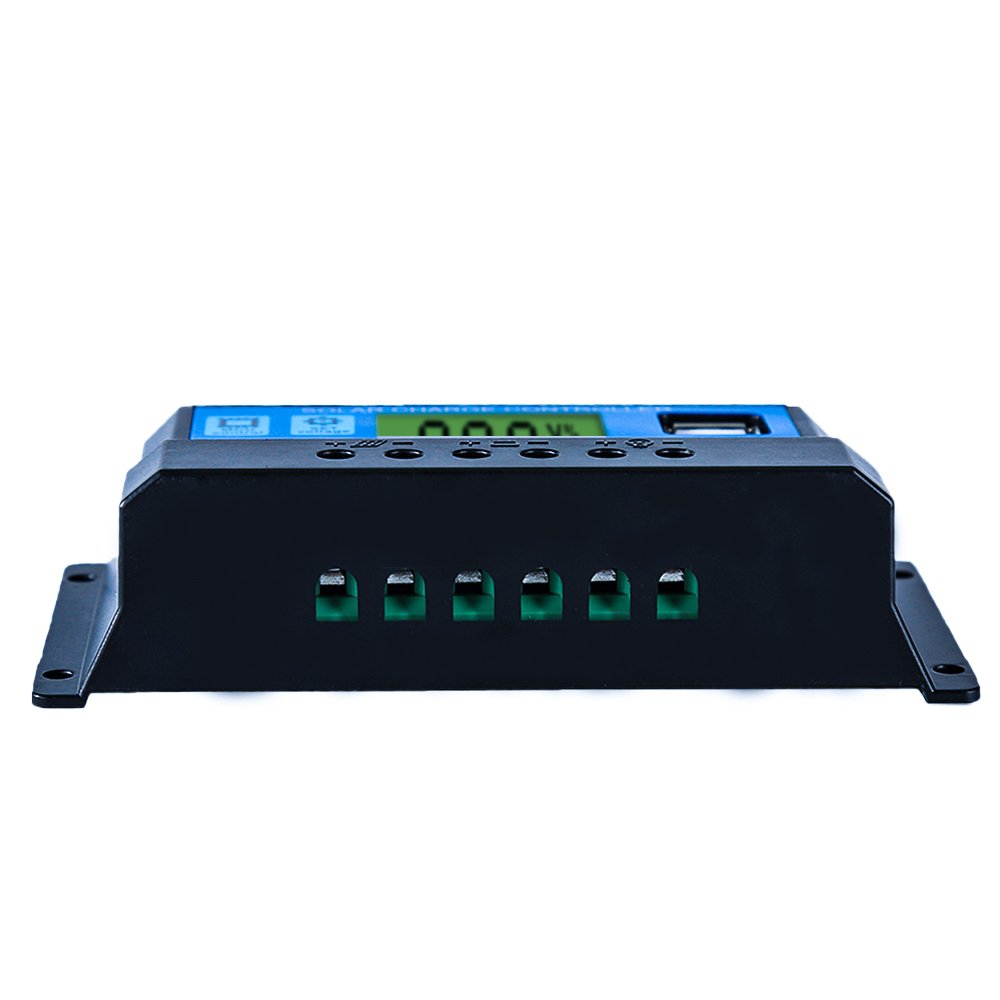 SUYEEGO high quality12V 24V 10A 20A 30A mini pwm solar charge controller with gel battery lead-acid battery