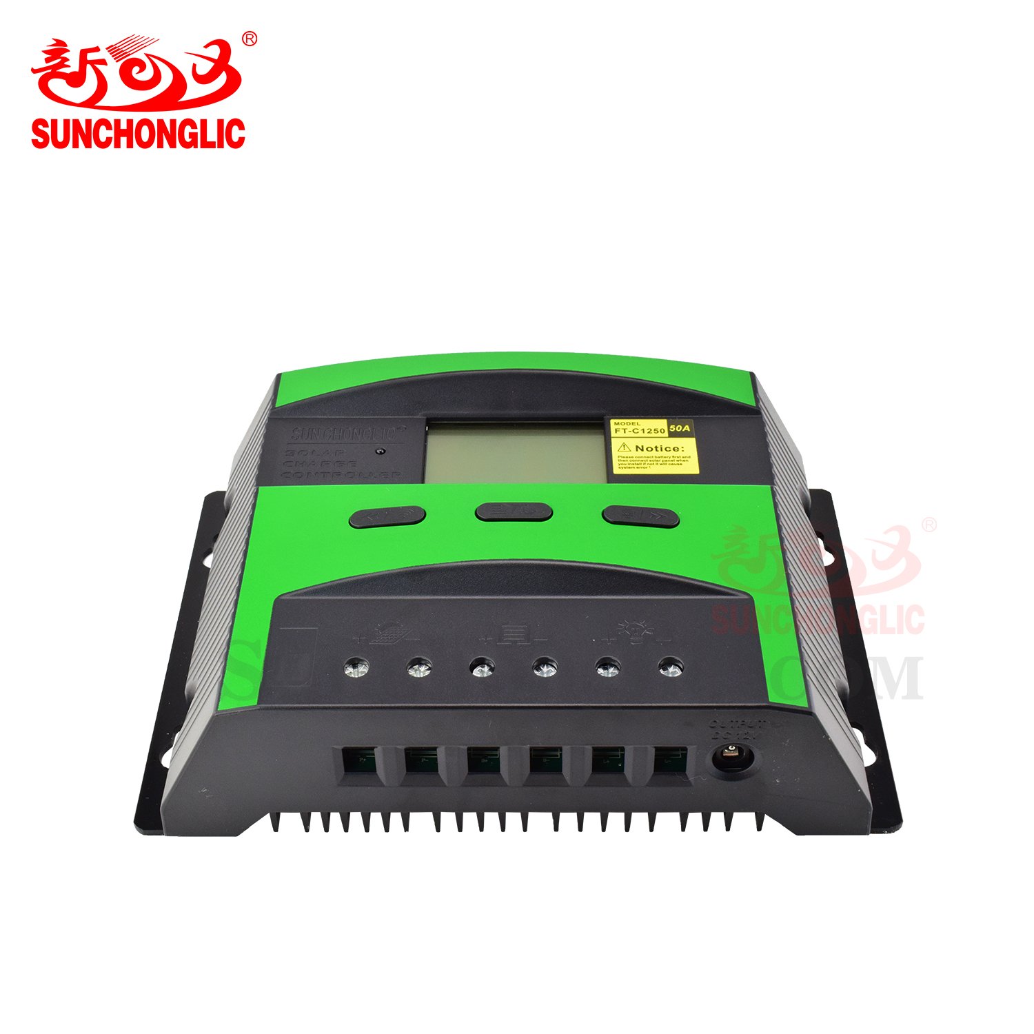 Sunchonglic 50 amp solar charge controller 50a 12V 24V solar panel regulator solar charger controllers