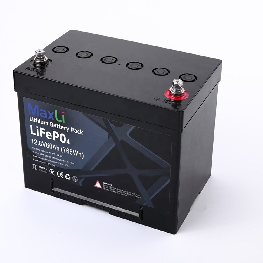 12V 60Ah Electric Car Battery Pack US and Europe Most Popular Best Seller Lead acid replacement Solar RV Marine