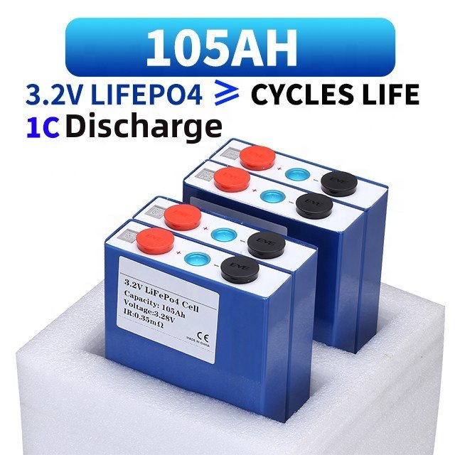 Us Eu Stock Lifepo4 105AH 280Ah 100Ah 135Ah 154AH 80AH 50AH Grade A Prismat 12V Catl Lifepo4 Lf105 3.2V Lithium Ion Battery Cell