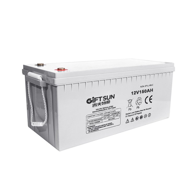 Giftsun hot selling 12V GEL Battery 100Ah 150Ah 200Ah 250Ah Deep Cycle Lead Acid Battery AGM Batteries for Solar Systems