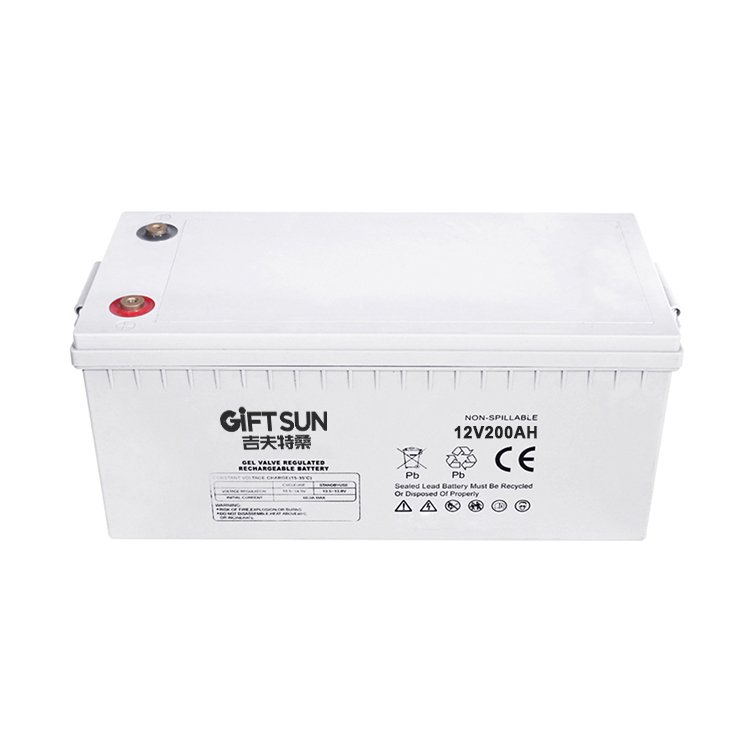 Giftsun hot selling 12V GEL Battery 100Ah 150Ah 200Ah 250Ah Deep Cycle Lead Acid Battery AGM Batteries for Solar Systems
