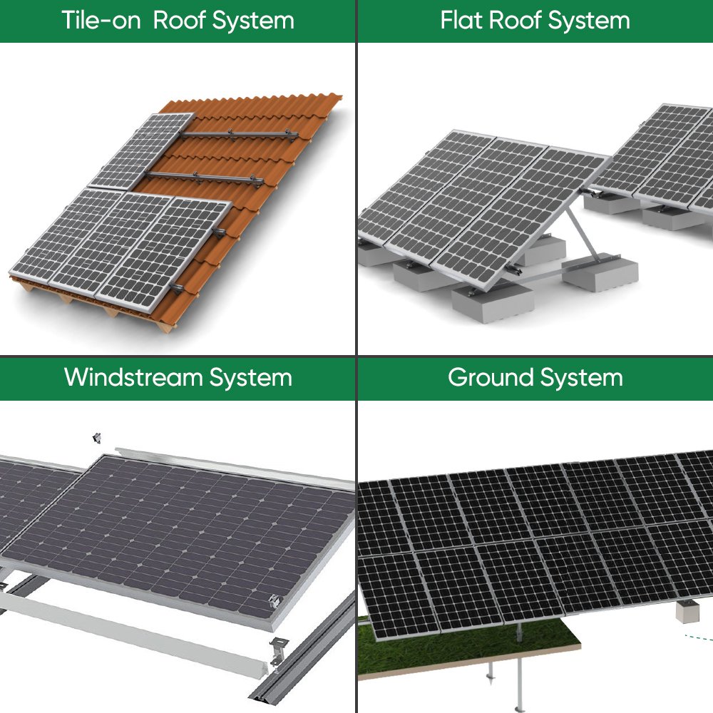 Camping Off Grid Solar Energy Systems Product 10Kw 20Kw 30Kw 50Kw Solar Power System Complete Hybrid Set