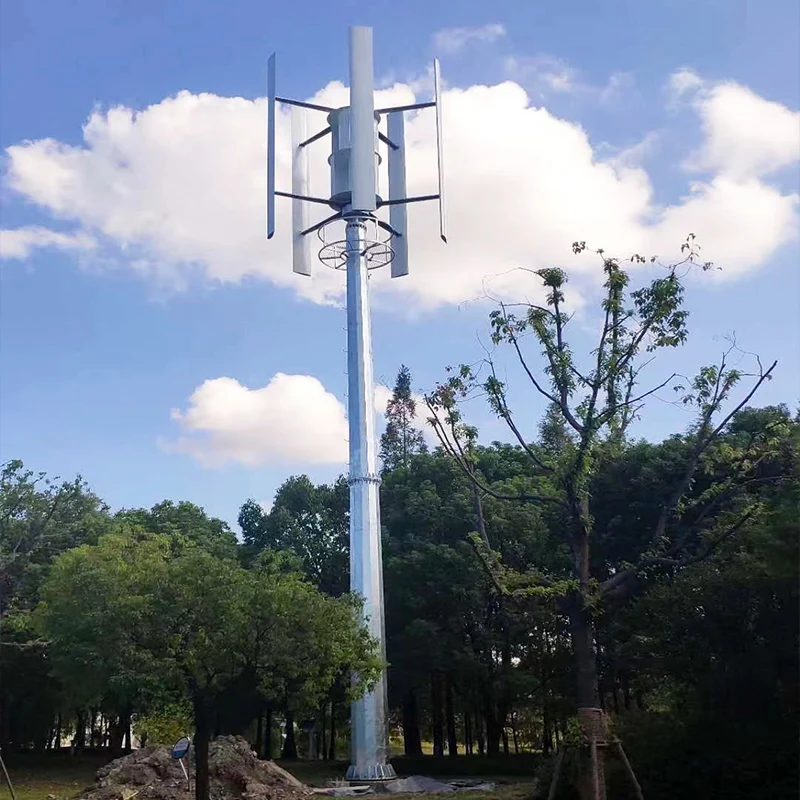 5KW 10KW Wind Turbine Power Generator and 5KW Solar Panels Hybrid Power System 10KW Wind Solar System For Home Farm Use