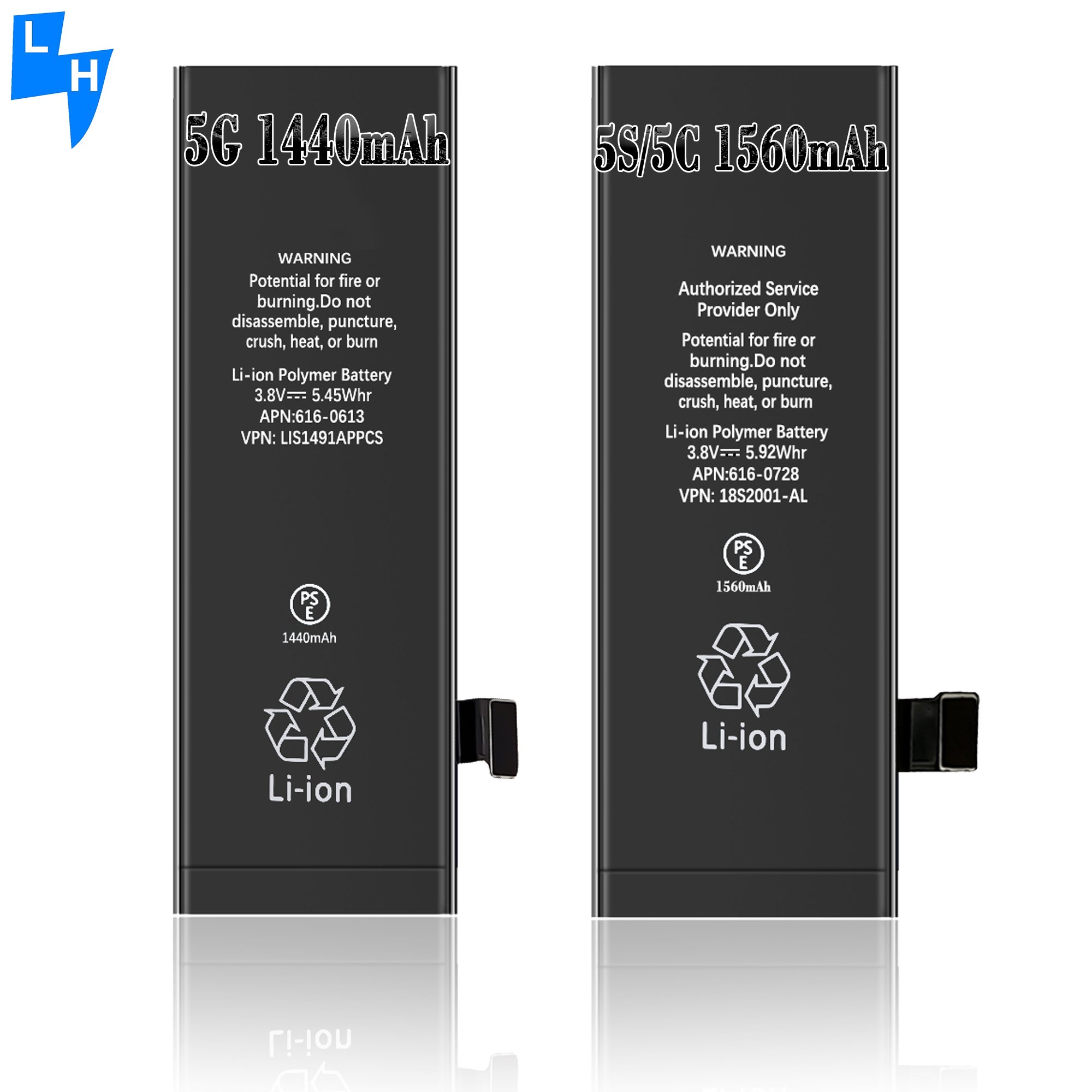 China mobile phone battery For iphone 5G 5S 5C 6G 6S 6P 6SP 7G 7P 8G 8P Rechargeable Batteries
