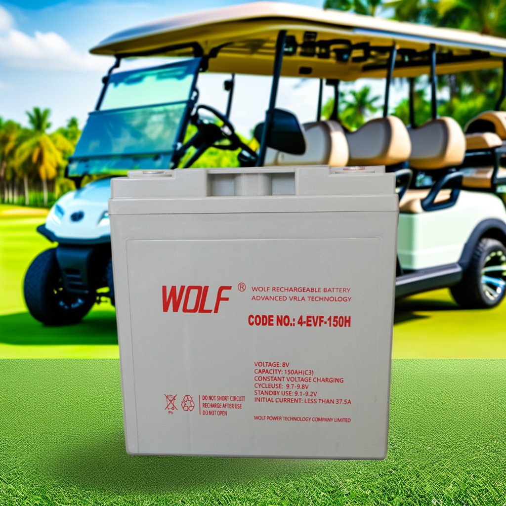 4-EVF-150 8V 150ah long life new energy lead acid battery for golf cart