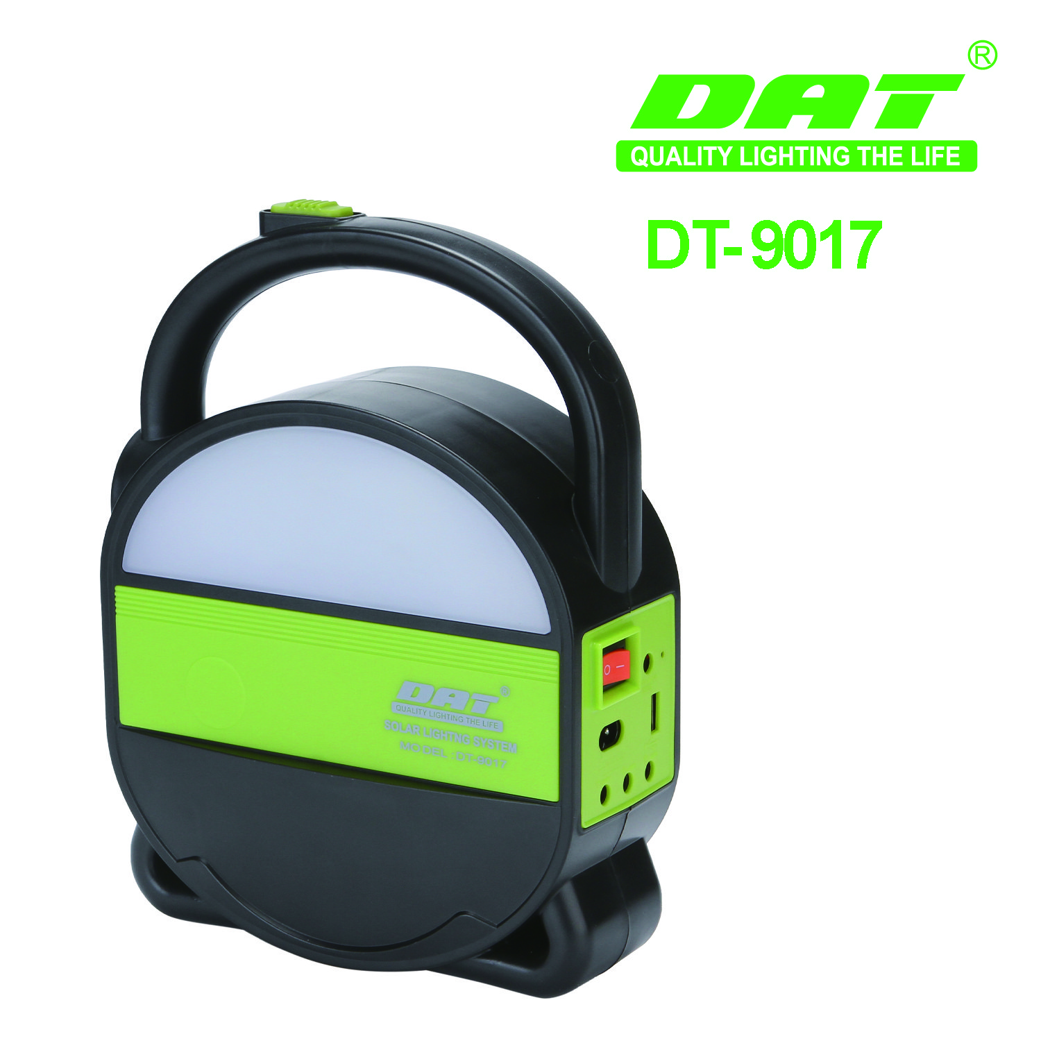 DT-9017 DAT home solar lighting system with USB function outdoor solar energy system with three bulbs solar power bank