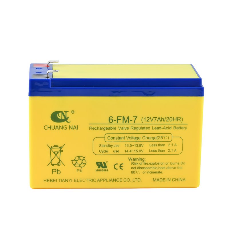 TIANYI 12V 7AH 20HR Lead-Acid Battery Ups Audio Electric Rolling Shutter Door Electric Sprayer Rechargeable Battery