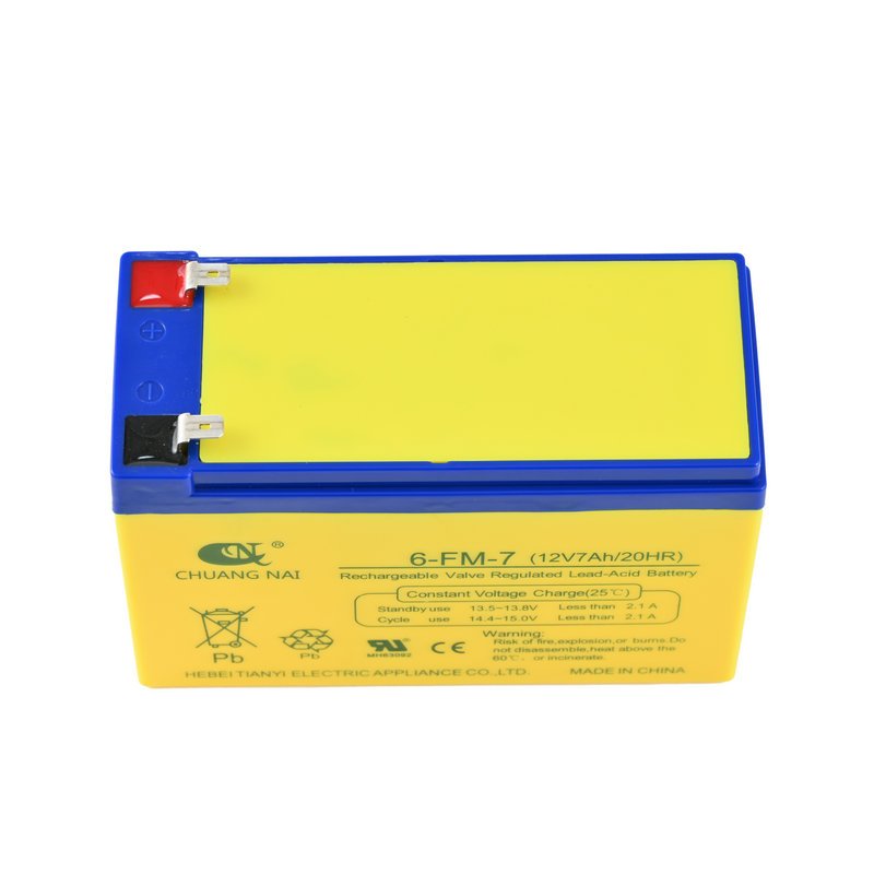 TIANYI 12V 7AH 20HR Lead-Acid Battery Ups Audio Electric Rolling Shutter Door Electric Sprayer Rechargeable Battery
