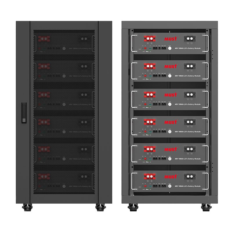 Must HBP1800 RT series 10Kwh 20Kwh 30Kwh portable solar power station rack mount inverter system with lithium battery inside