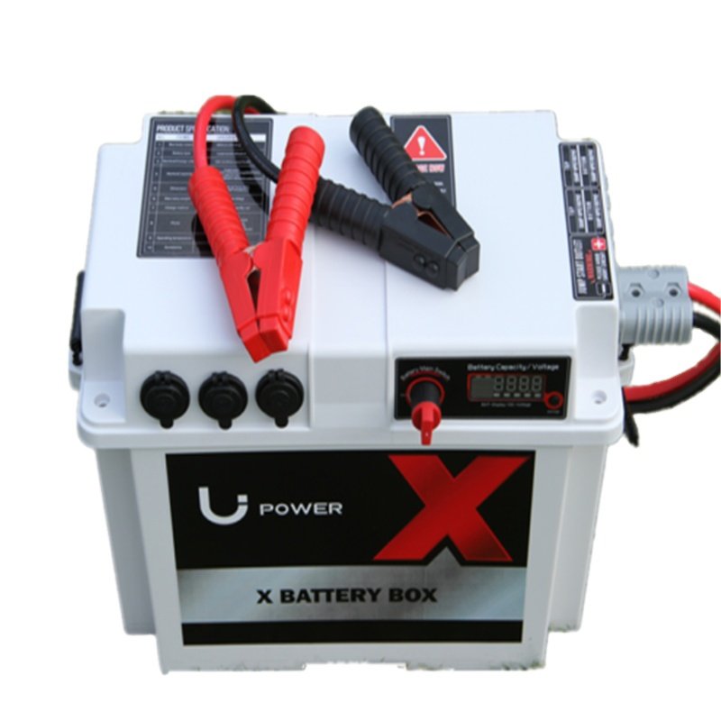 Camping outdoor solar marine abs empty plastic 16*18650 lifepo4 empty lithion ion battery charging box with fan