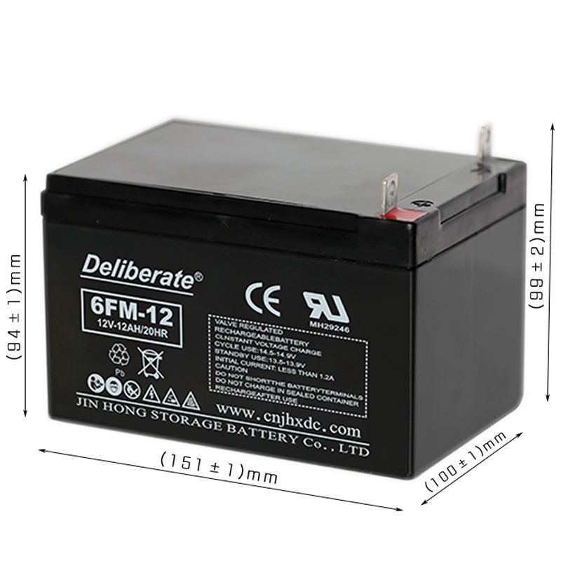 12 voltage battery sealed lead acid battery 12v 12ah acid lead battery