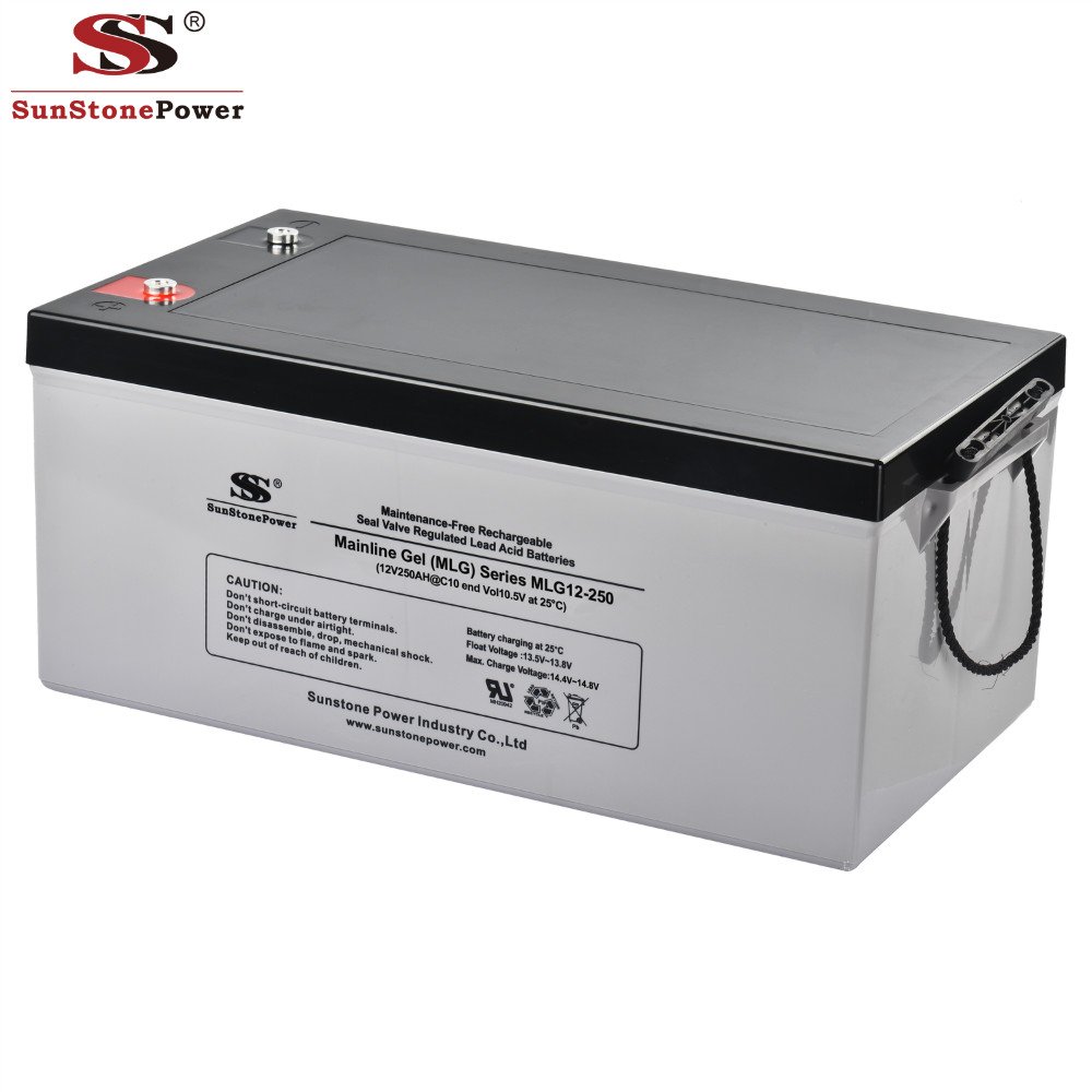 Deep Cycle Solar battery gel 12v 250ah Lead Acid Battery for Electric Power Systems