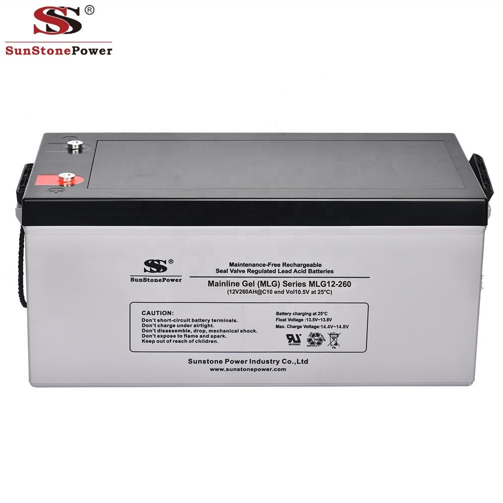 Deep Cycle Solar battery gel 12v 250ah Lead Acid Battery for Electric Power Systems
