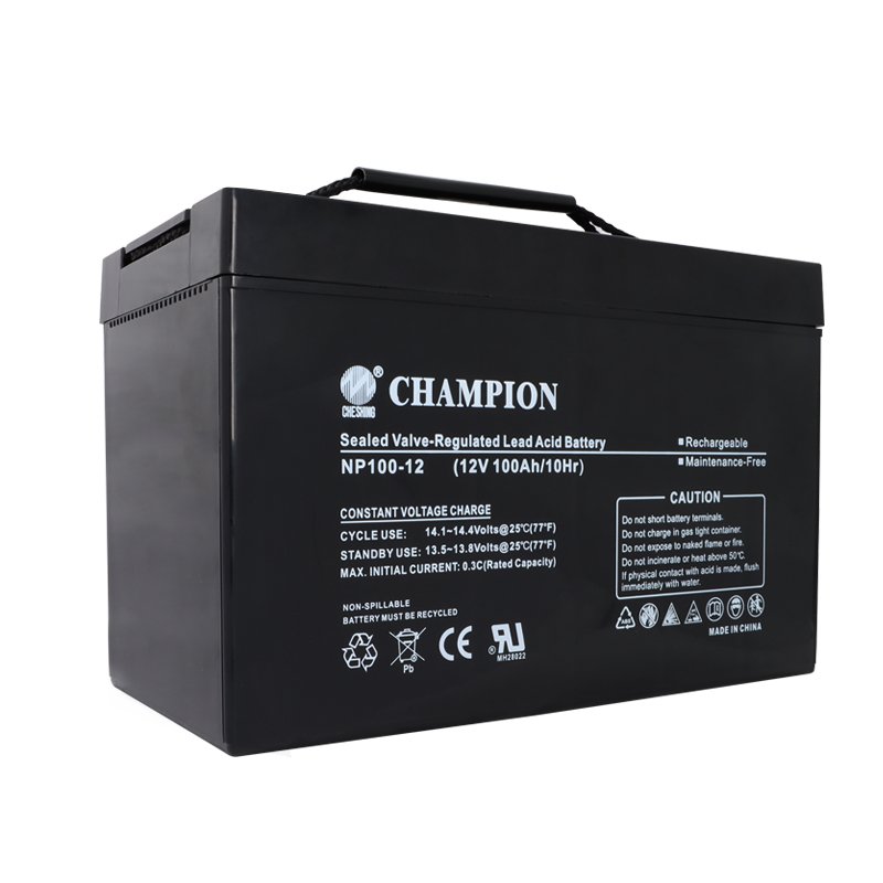 solar energy system lead acid battery 12v100ah deep cycle solar AGM battery for industrial/home/outdoor