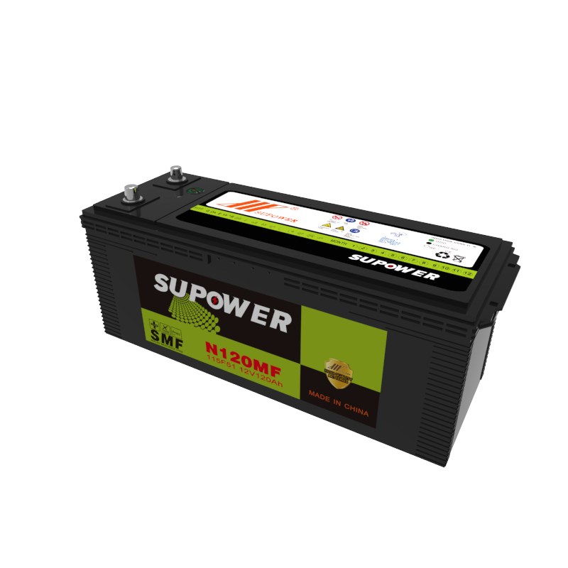 12V 120AH N120MF 115F51 maintenance-free lead acid batteries for automobiles or trucks