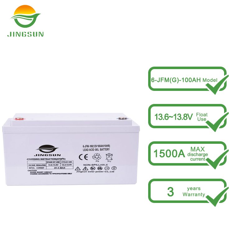 Cheap Price 12V Lead Acid Battery 100Ah Rechargeable Solar Energey Storage GEL Battery
