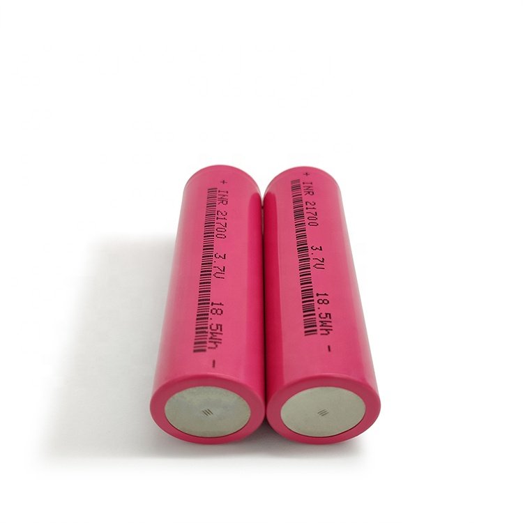 High capacity 4500/4800/5000mAh 3.7v 21700 cells batera de litio li-ion lithium battery for energy storage