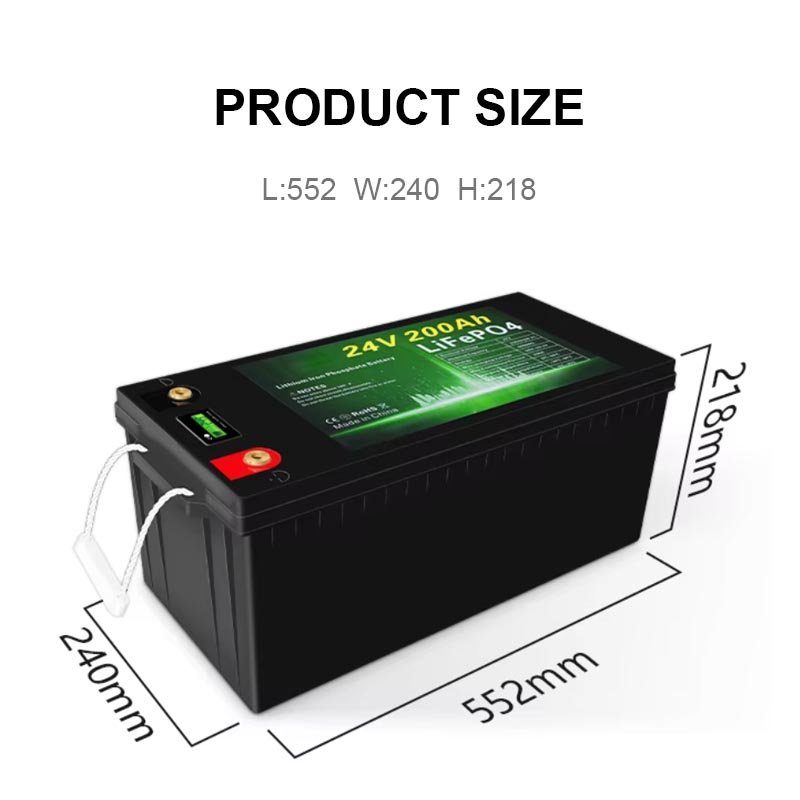 Wholesale Rechargeable Lithium Battery 24V LifePO4 Battery Pack lifepo4 25.6v 100ah 200ah lithium ion batteries
