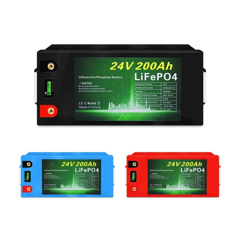 Wholesale Rechargeable Lithium Battery 24V LifePO4 Battery Pack lifepo4 25.6v 100ah 200ah lithium ion batteries