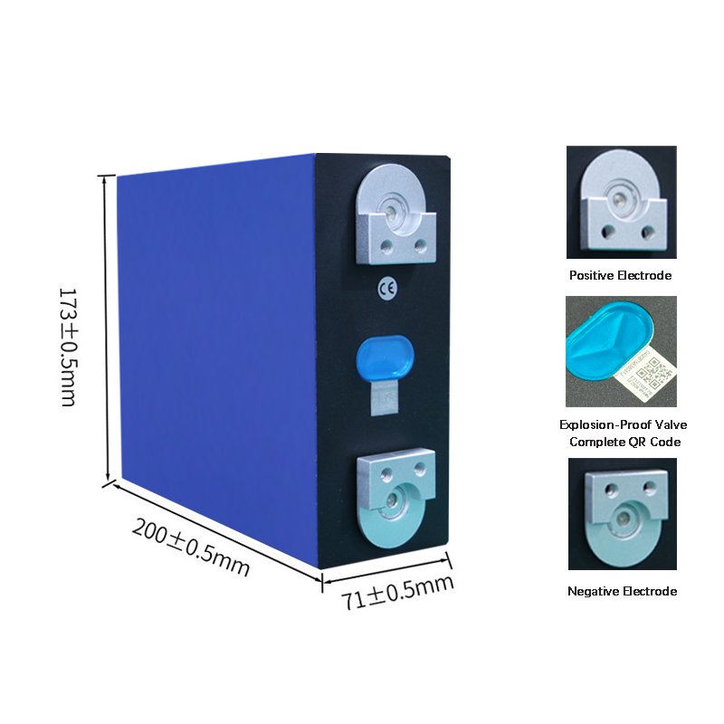 Ukraine LF280K MB31 Grade A Prismatic Lifepo4 Cell Double Stud Terminals Lifepo4 280ah 314ah Lithium Ion Batteries