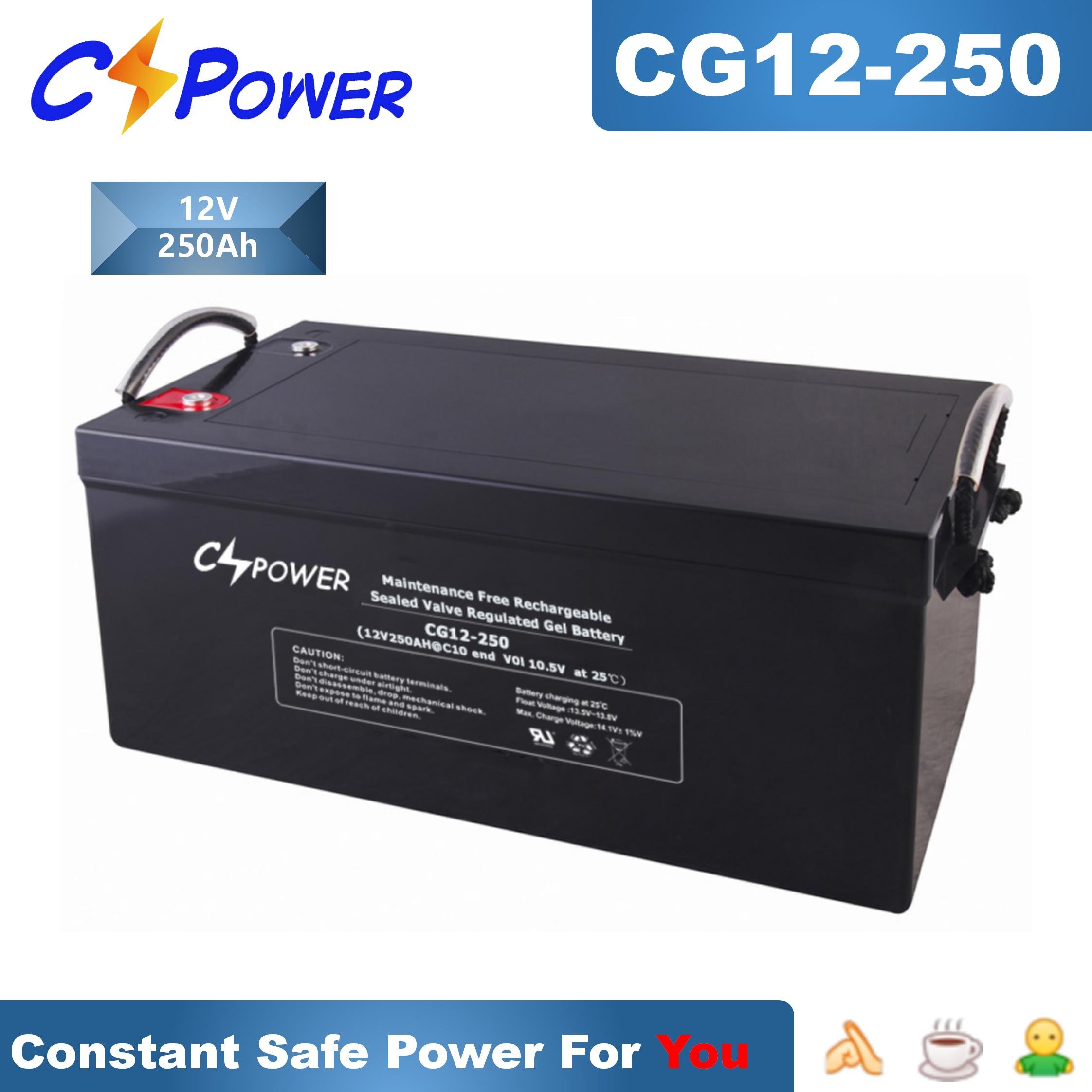 CSPower 12V100ah 12V 100ah 120Ah 90Ah 75Ah 60Ah 50Ah 250Ah UPS AGM Battery Accumulators VRLA SMF Rechargeable Factory CG12-250