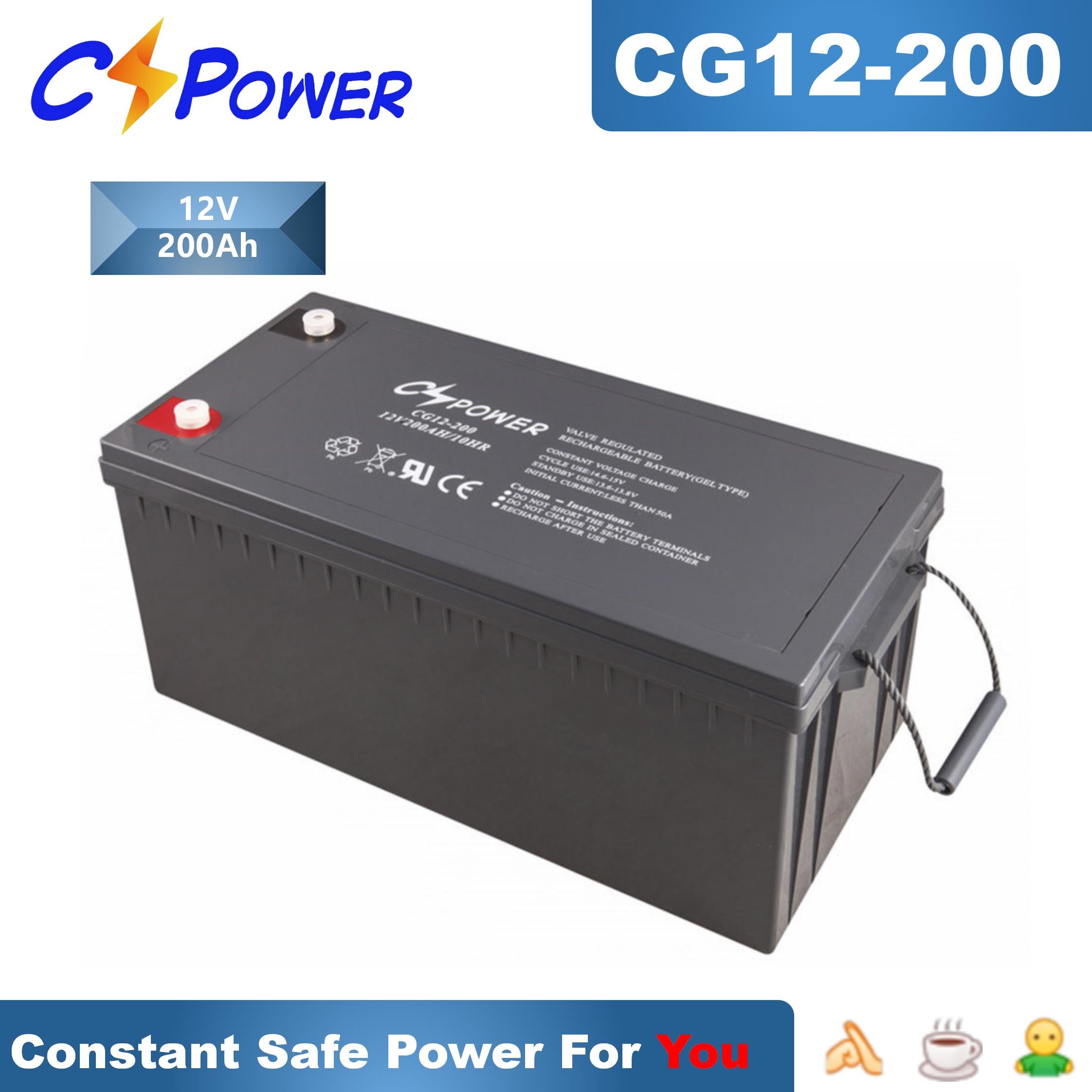 CSPower 12V100ah 12V 100ah 120Ah 90Ah 75Ah 60Ah 50Ah 250Ah UPS AGM Battery Accumulators VRLA SMF Rechargeable Factory CG12-250