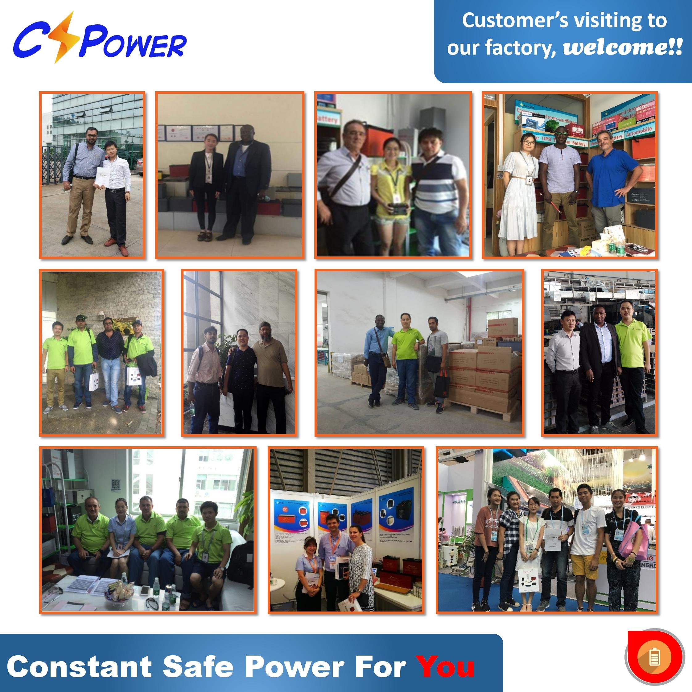 CSPower 12V100ah 12V 100ah 120Ah 90Ah 75Ah 60Ah 50Ah 250Ah UPS AGM Battery Accumulators VRLA SMF Rechargeable Factory CG12-250