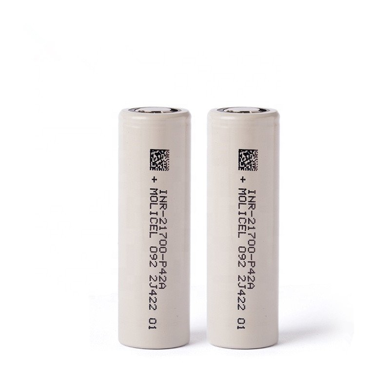 Hot selling molicel P42A 4200mah 3.7v Rechargeable li-ion 21700 lithium ion battery 10C discharge 5000mah 4200mah
