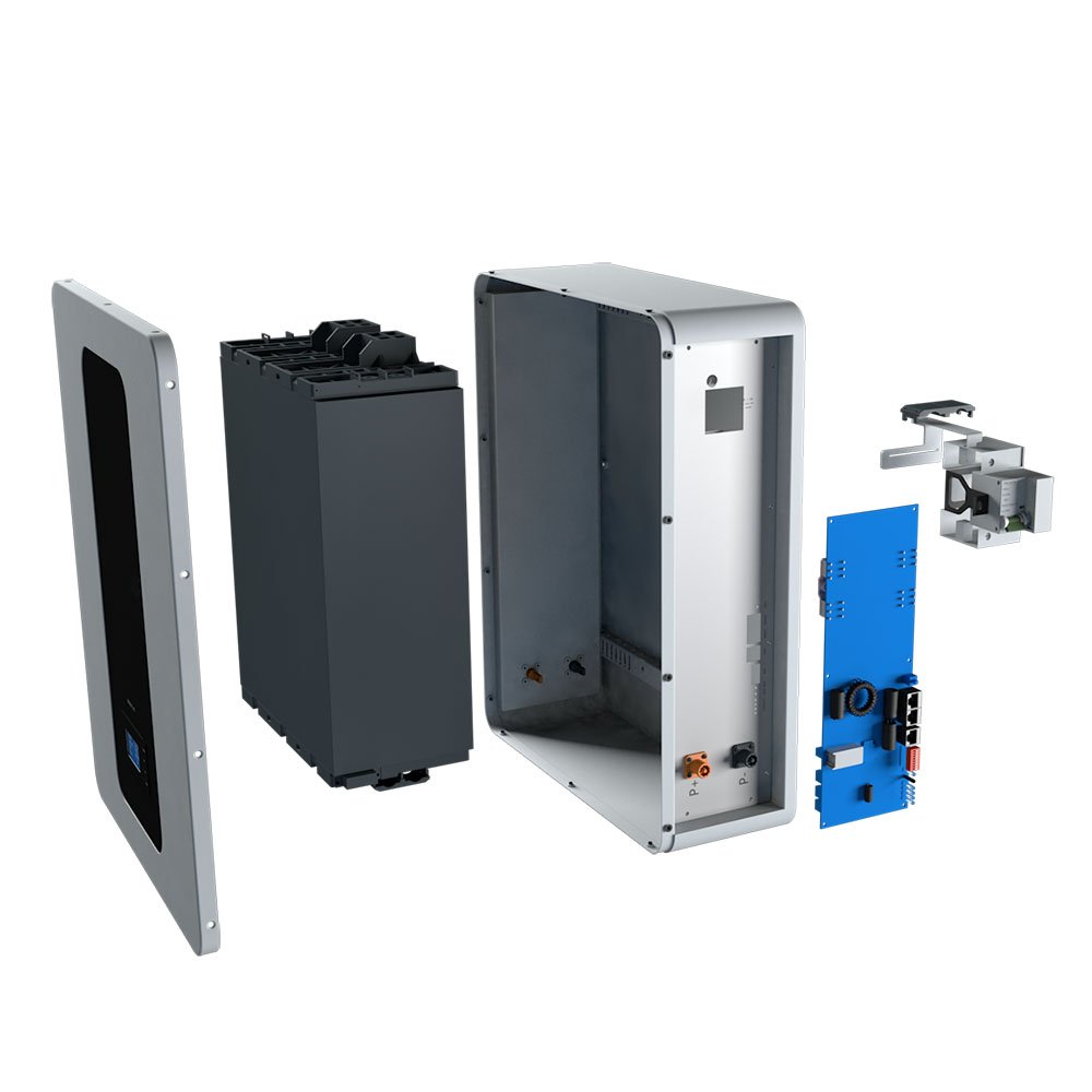 seplos 51.2V 100Ah 5KWh wall-mounted solar energy storage system lithium battery system 5kwh lifepo4 battery lithium ion battery