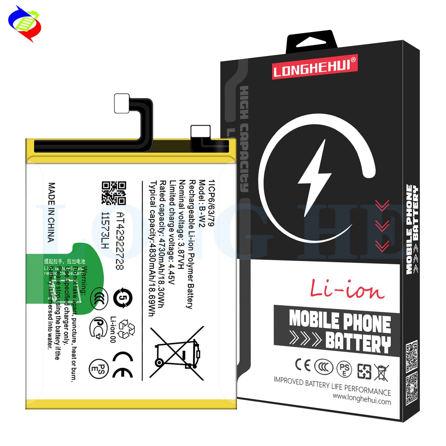 OEM B-W2 100% Original Li-ion Polyer Rechargeable cell phone battery For vivo V25 PRO V2158 4830mAh