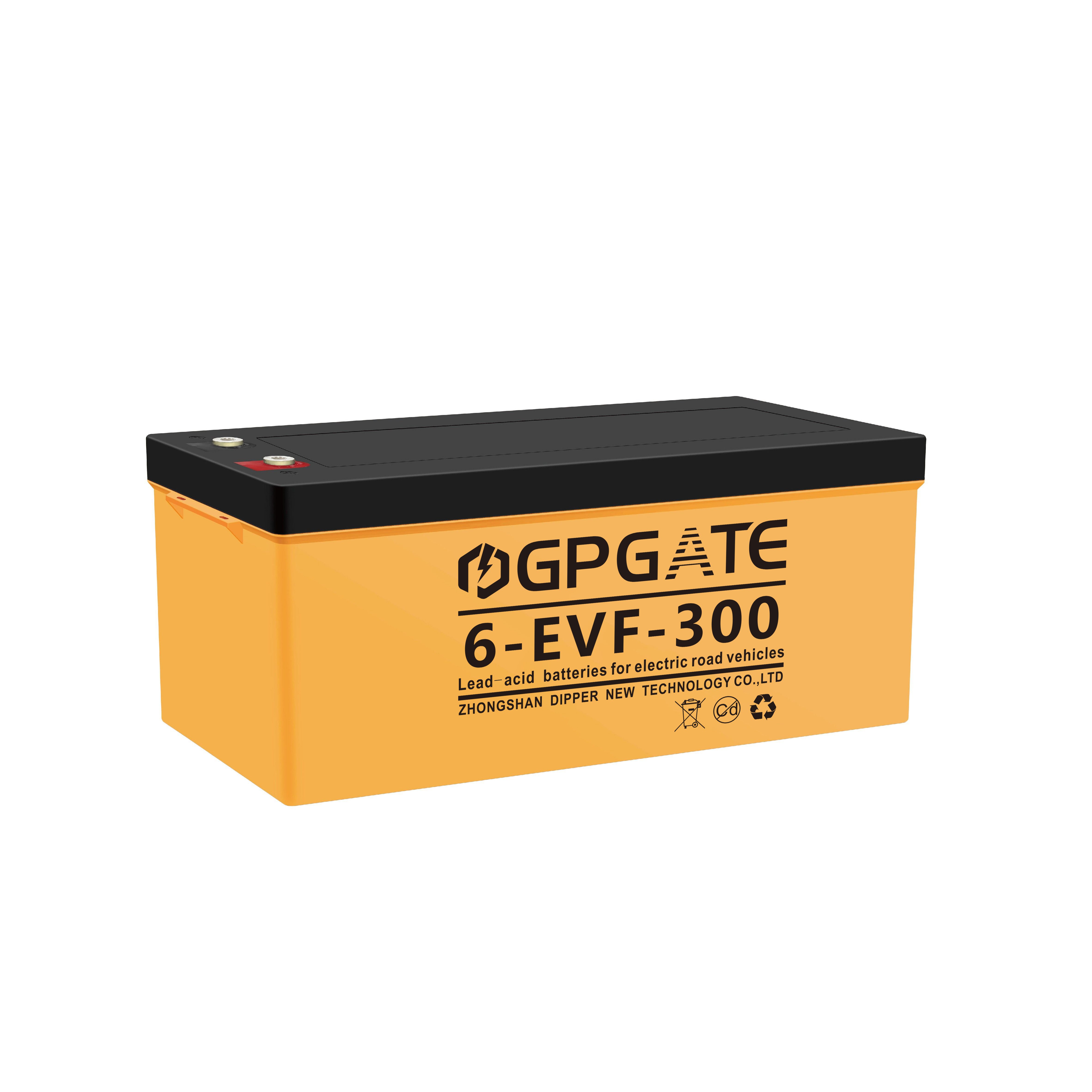 Sealed lead-acid batteries for 6-EVF-150 electric vehicles, 12v 150Ah golf carts and electric tricycles