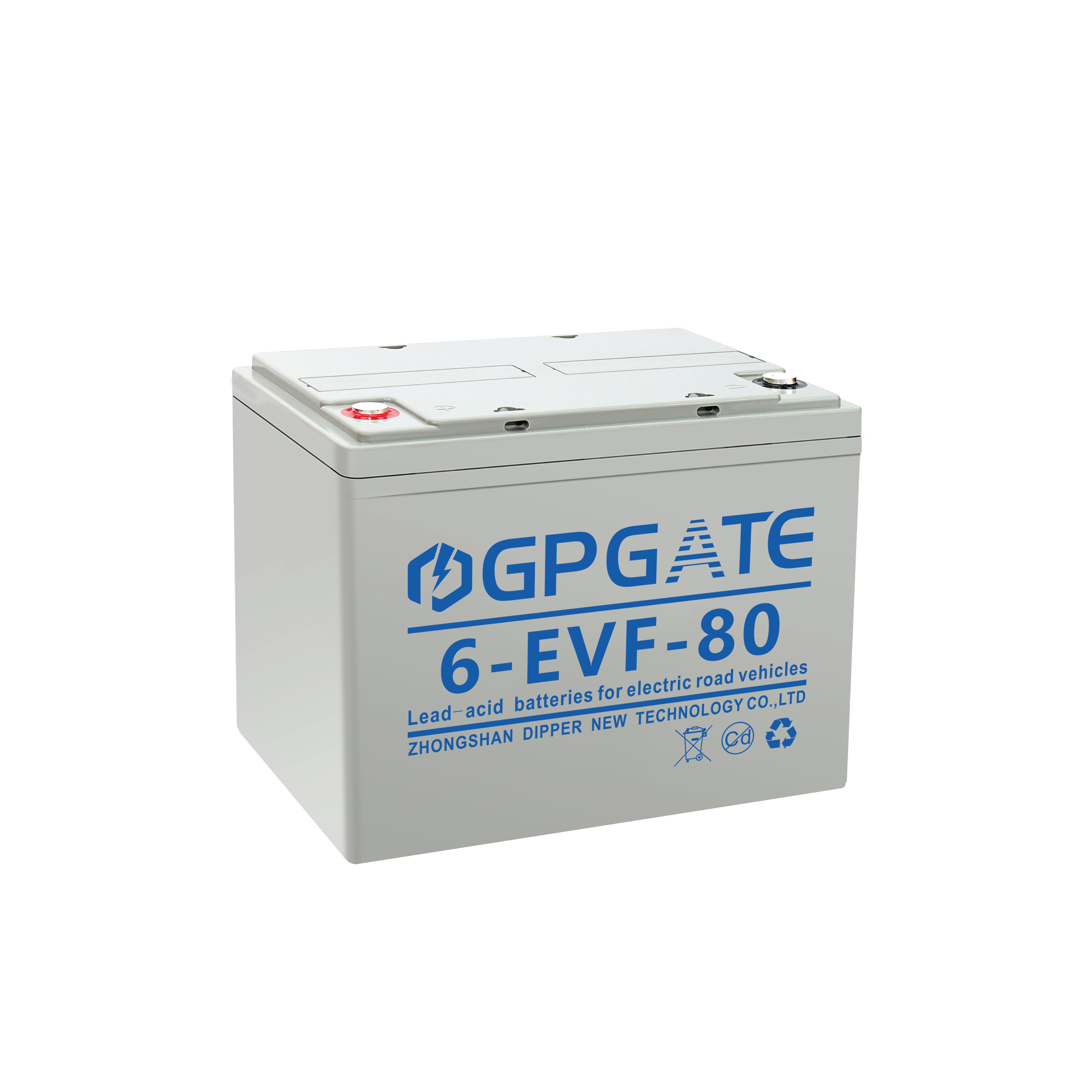 Sealed lead-acid batteries for 6-EVF-150 electric vehicles, 12v 150Ah golf carts and electric tricycles
