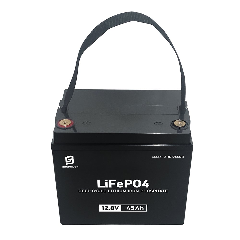 12V LiFePO4 battery pack for lead acid replacement 12.8V 45Ah for RV EV solar system UPS