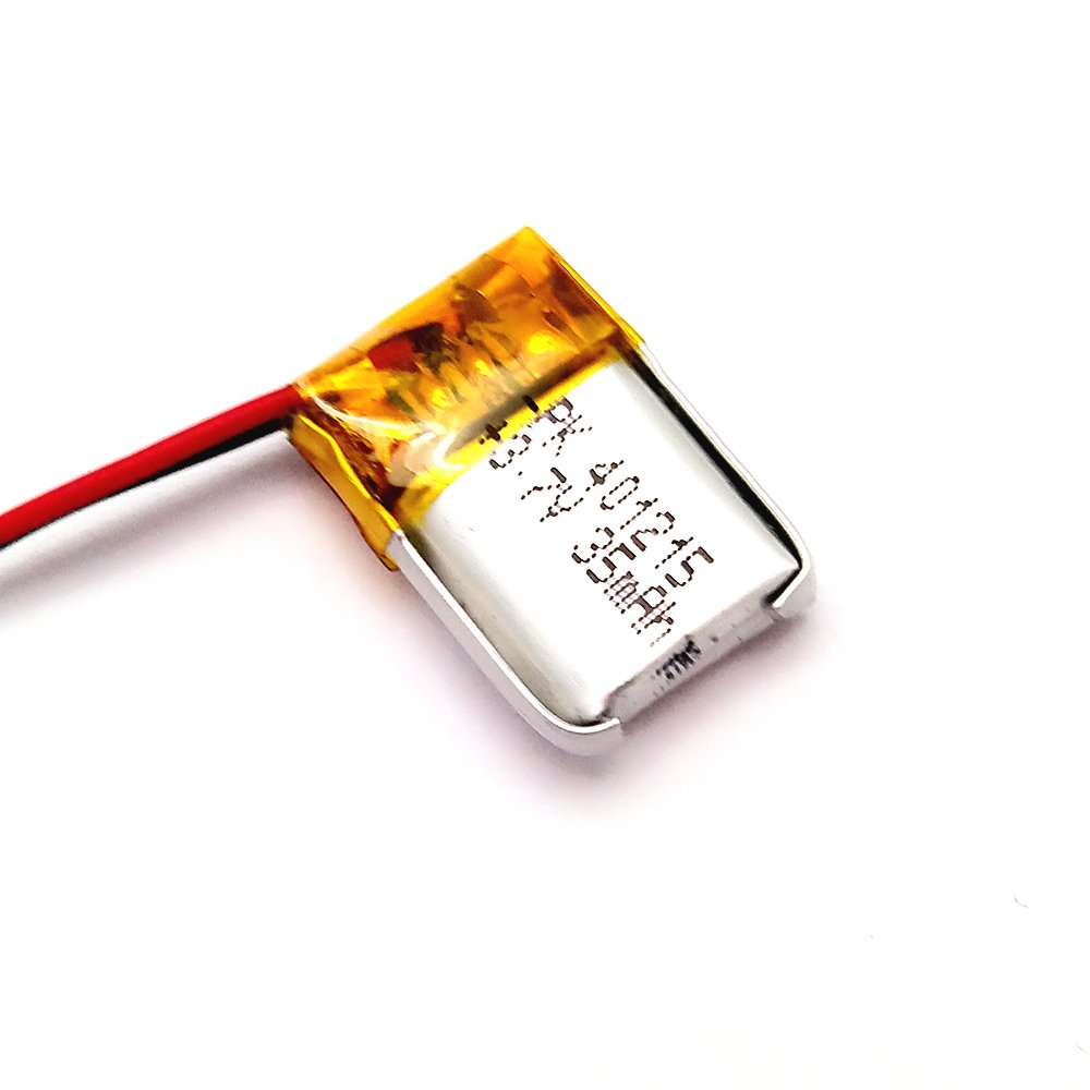 Factory hot sale small lithium polymer 401215 35mah 40mah lipo battery pack for smart watch/wireless earphone
