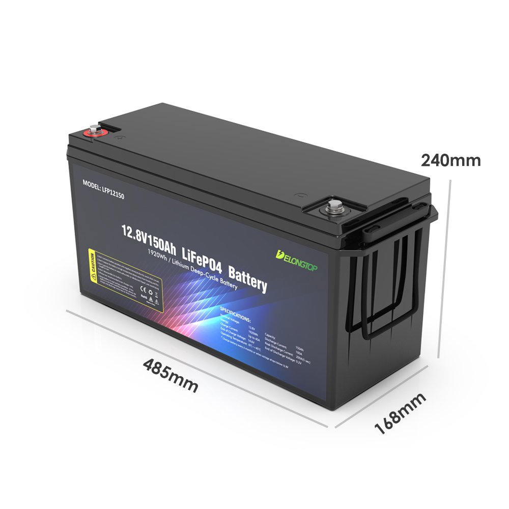 Delongtop Factory Direct Sale In Series Or In Parallel Rechargeable Lithium Ion Battery 12V 12.8V 150ah Lifepo4 Battery